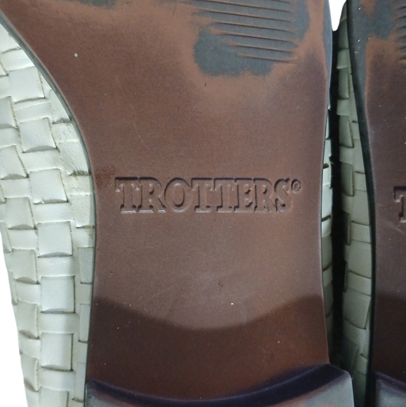 Trotters Woven Leather Loafers Women's Flats Size 8.5 - Picture 9 of 13